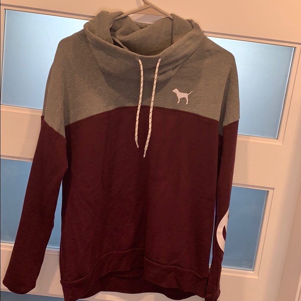 Pink maroon pull over